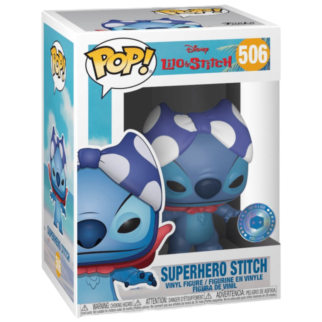 superhero stitch funko pop