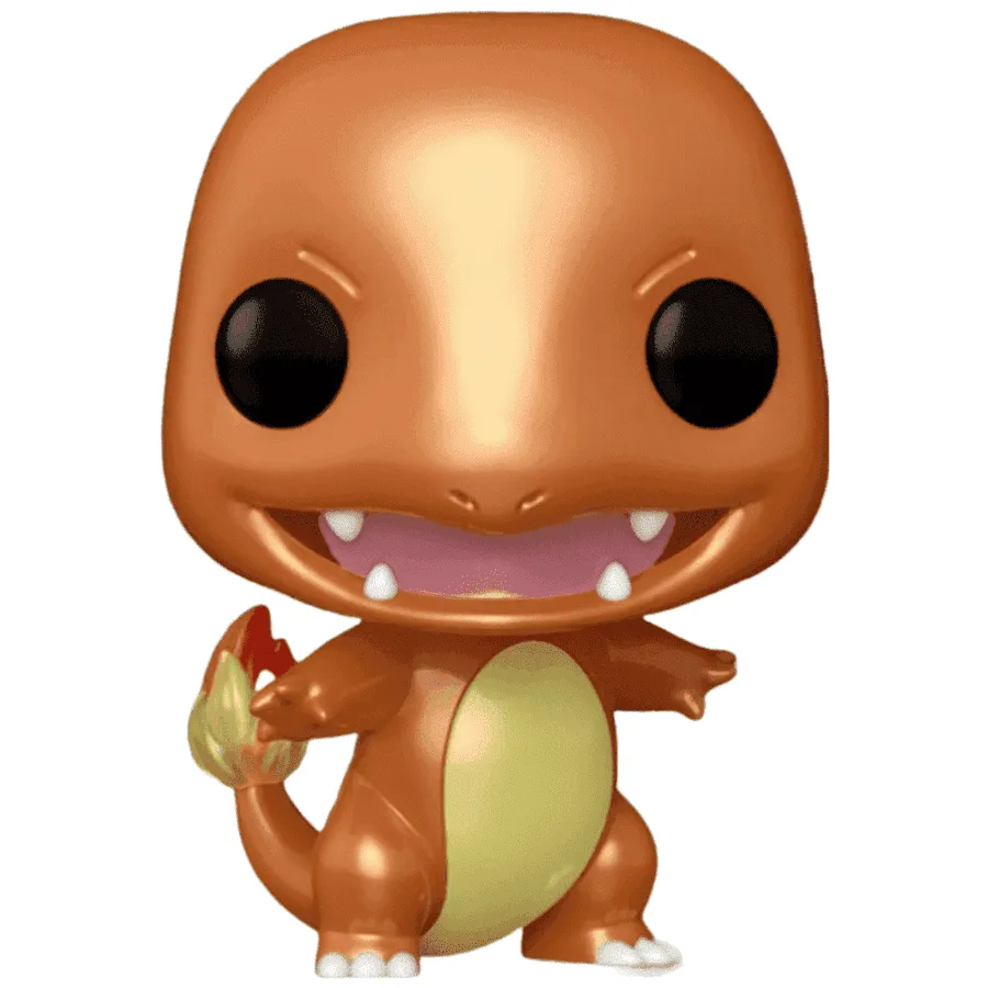 Funko Pop! Pokemon #455 - Charmander (Metallic) - (Summer Convention 2022) - Image 2