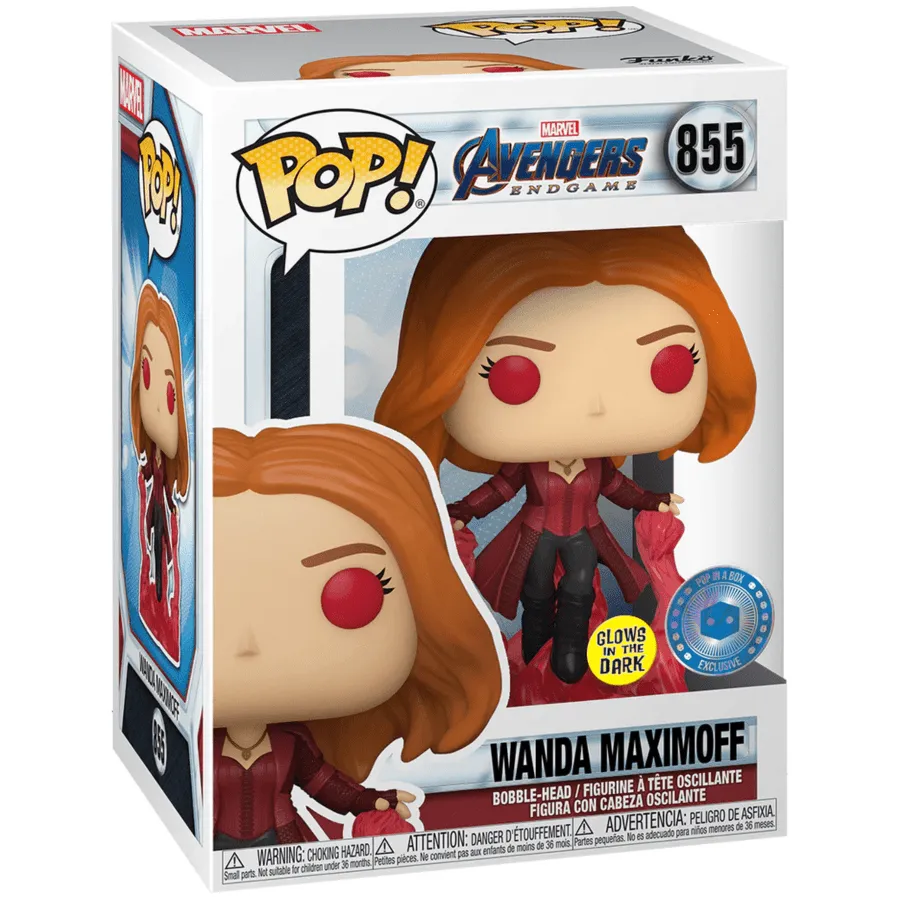 Funko Pop! Avengers : Endgame #855 - Wanda Maximoff GITD (PIAB Exclusive)