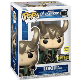 Funko Pop! Avengers #985 – Loki with Scepter (GITD) Entertainment Earth Exclusive
