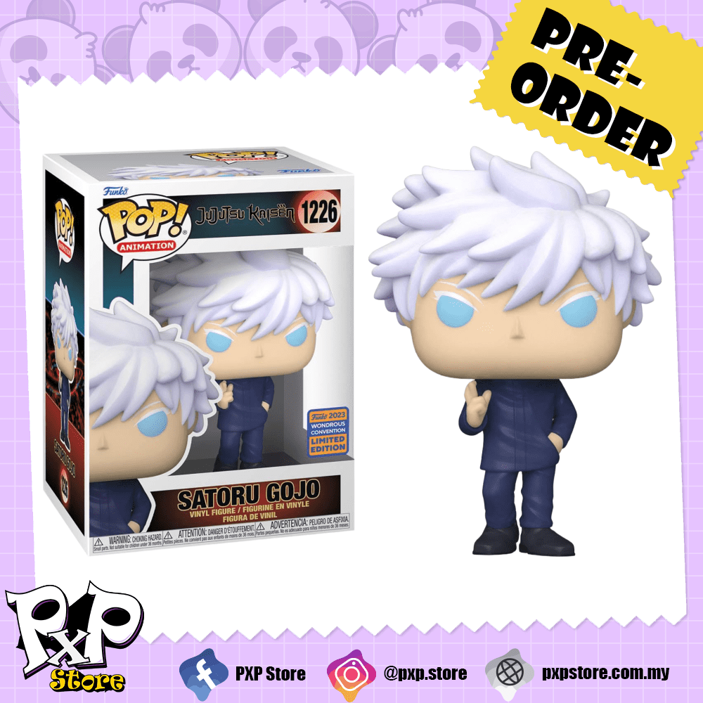 Funko Pop! Jujutsu Kaisen #82108 - Satoru Gojo Painting Edition Limitata, Collezionabile 9 Cm