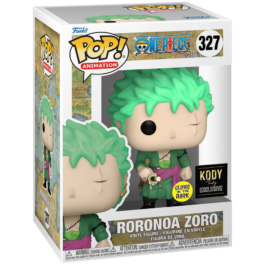 Funko Pop! One Piece #327 – Roronoa Zoro (GITD) Kody Trading Exclusive