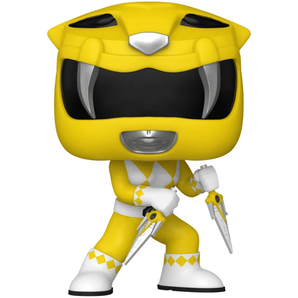 Funko Pop! Mighty Morphin Power Rangers #1375 - Yellow Ranger - Image 2