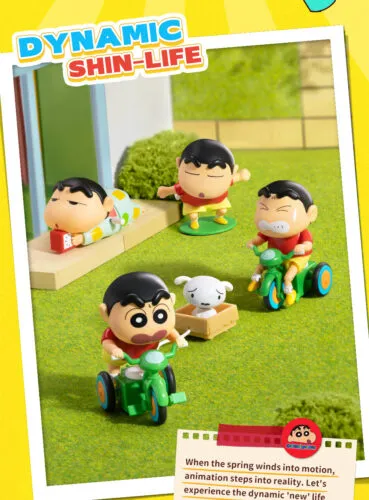 52TOYS - Crayon Shin Chan Dynamic Shin-Life Series Blind Box Figure (4 Designs) - Image 2