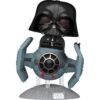 Funko Pop! Star Wars Dark Side #742 - Darth Vader with TIE Fighter Advanced x1 Starfighter - Image 2
