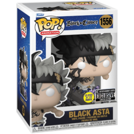 Funko Pop! Black Clover #1556 – Black Asta GITD (Entertainment Earth Exclusive)