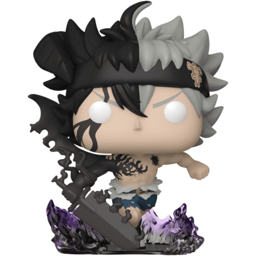 NOT MINT - Funko Pop! Black Clover #1556 - Black Asta GITD (Entertainment Earth Exclusive) - Image 2