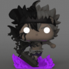 NOT MINT - Funko Pop! Black Clover #1556 - Black Asta GITD (Entertainment Earth Exclusive) - Image 3