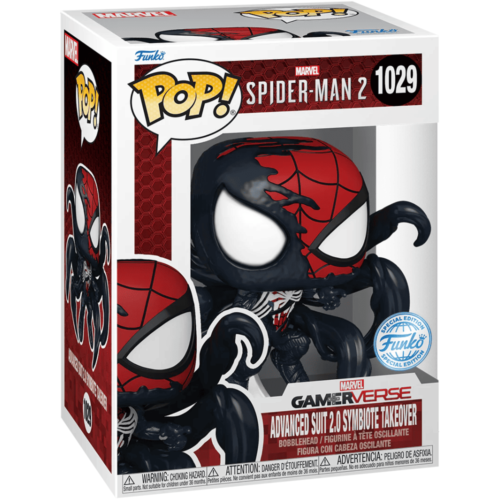 Funko Pop! Spider-Man 2 #1029 - Advanced Suit 2.0 Symbiote Takeover (Special Edition)