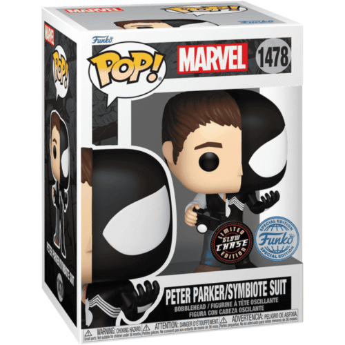 Funko Pop! Marvel : Spider-Man #1478 - Peter Parker Symbiote Suit Chase (Special Edition)