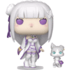 Funko Pop! Re:ZERO − Starting Life in Another World #2112 - Emilia with Puck - Image 2