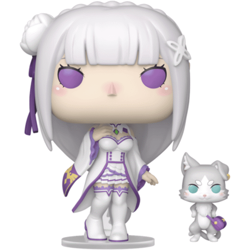 Funko Pop! Re:ZERO − Starting Life in Another World #2112 - Emilia with Puck - Image 2