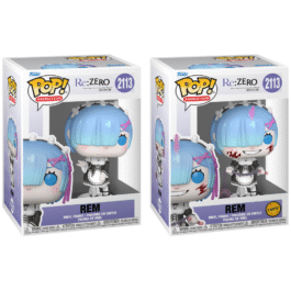 Funko Pop! Re:ZERO − Starting Life in Another World #2113 – Rem (Chase Bundle)