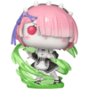 Funko Pop! Re:ZERO − Starting Life in Another World #2116 - Ram with Wind Magic GITD - Image 2