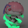 Funko Pop! Re:ZERO − Starting Life in Another World #2116 - Ram with Wind Magic GITD - Image 3