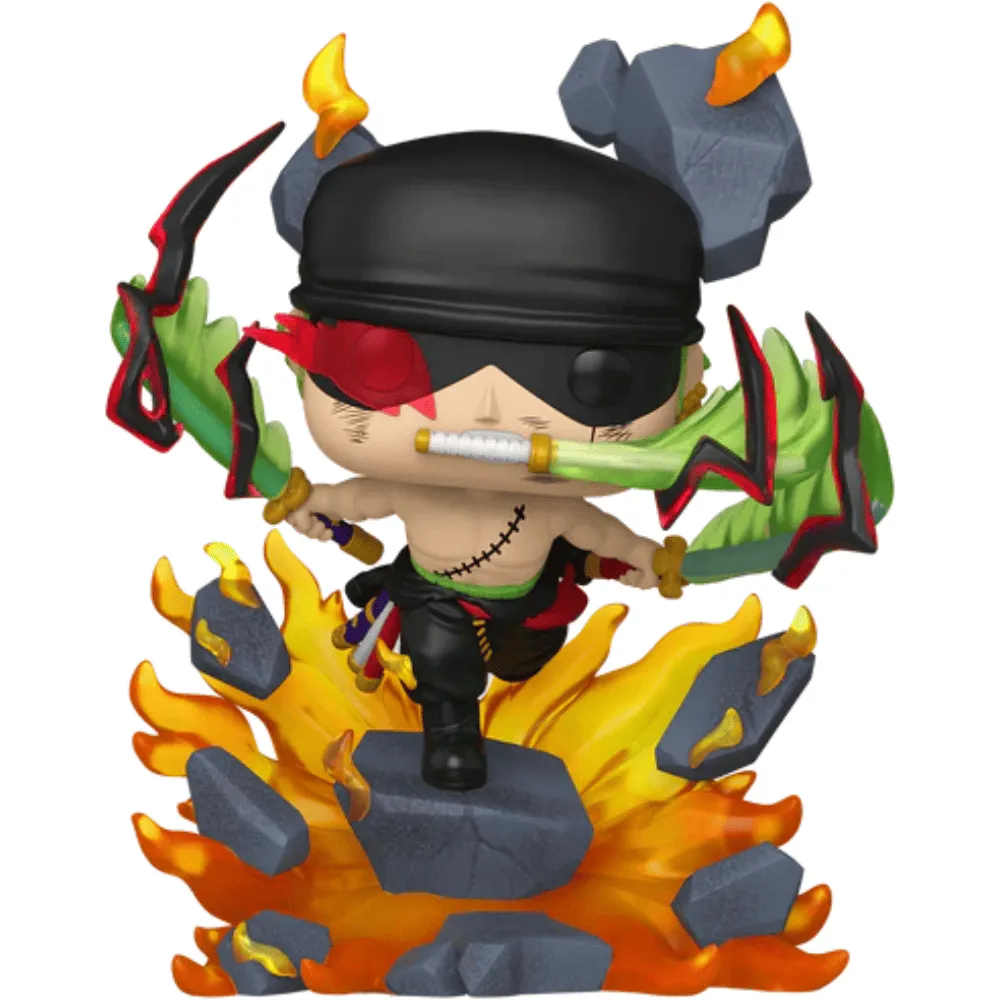 Funko Pop! One Piece #2151 - Roronoa Zoro (King Of Hell) - Image 2