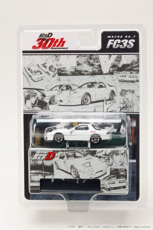 Hobby JAPAN 1:64 Diecast Model Car - INITIAL D - MAZDA RX-7 (FC3S) RedSuns