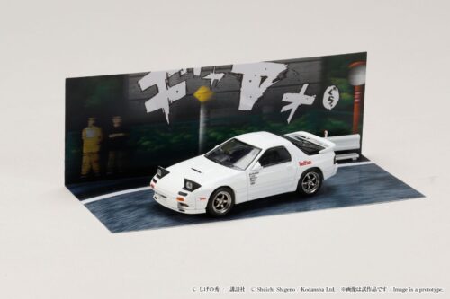 Hobby JAPAN 1:64 Diecast Model Car - INITIAL D - MAZDA RX-7 (FC3S) RedSuns - Image 4
