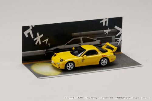 Hobby JAPAN 1:64 Diecast Model Car - INITIAL D - MAZDA RX-7 (FD3S) RedSuns - Image 4