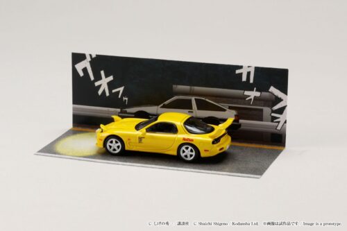 Hobby JAPAN 1:64 Diecast Model Car - INITIAL D - MAZDA RX-7 (FD3S) RedSuns - Image 5