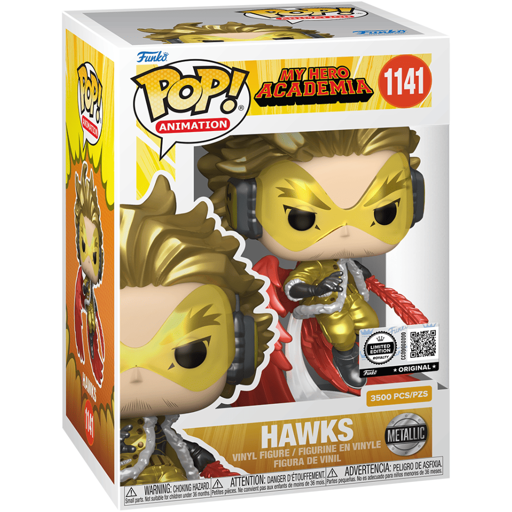 Funko Pop! My Hero Academia #1141 - Hawks (Metallic) Royalty Limited Edition 3500pcs