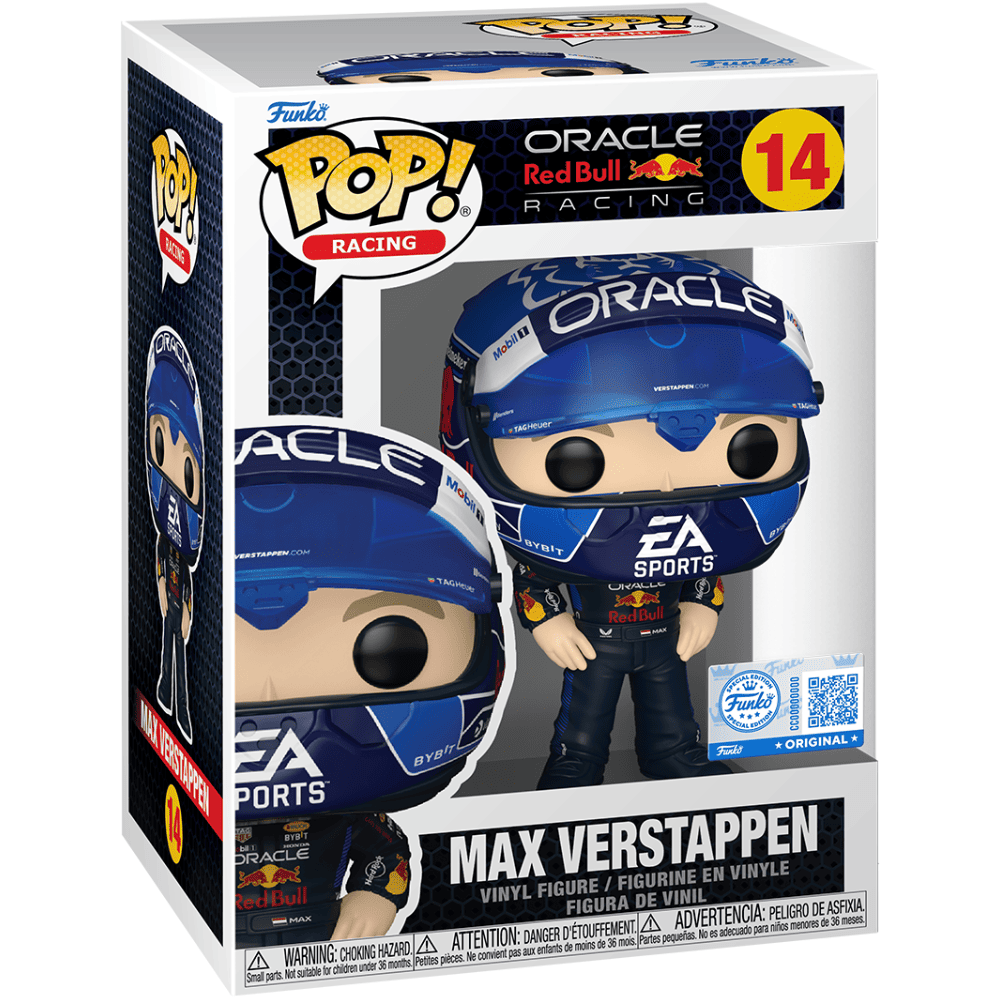 Funko Pop! Formula 1 : Oracle Red Bull Racing #14 - Max Verstappen with USA Helmet