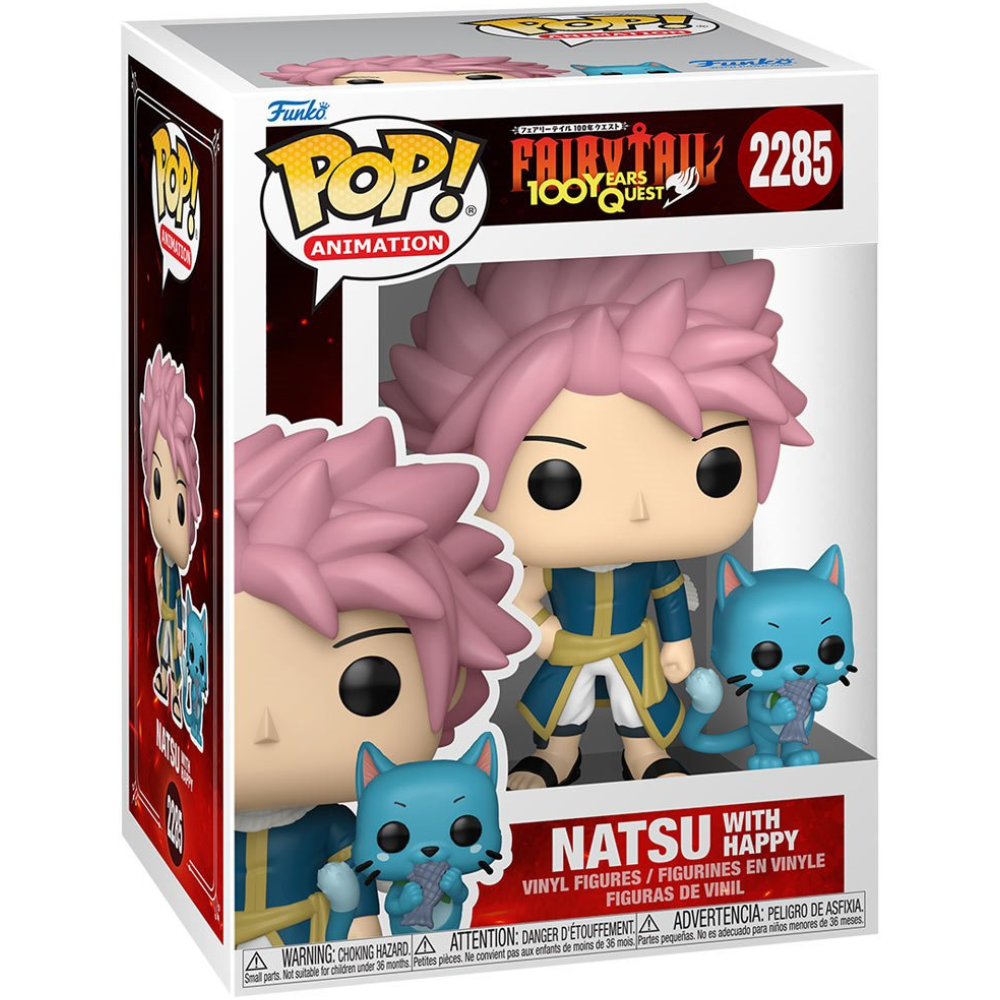 Funko Pop! Fairy Tail 100 Years Quest #2285 - Natsu With Happy
