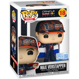 Funko Pop! Formula 1 : Oracle Red Bull Racing #18 – Max Verstappen with Dutch Flag